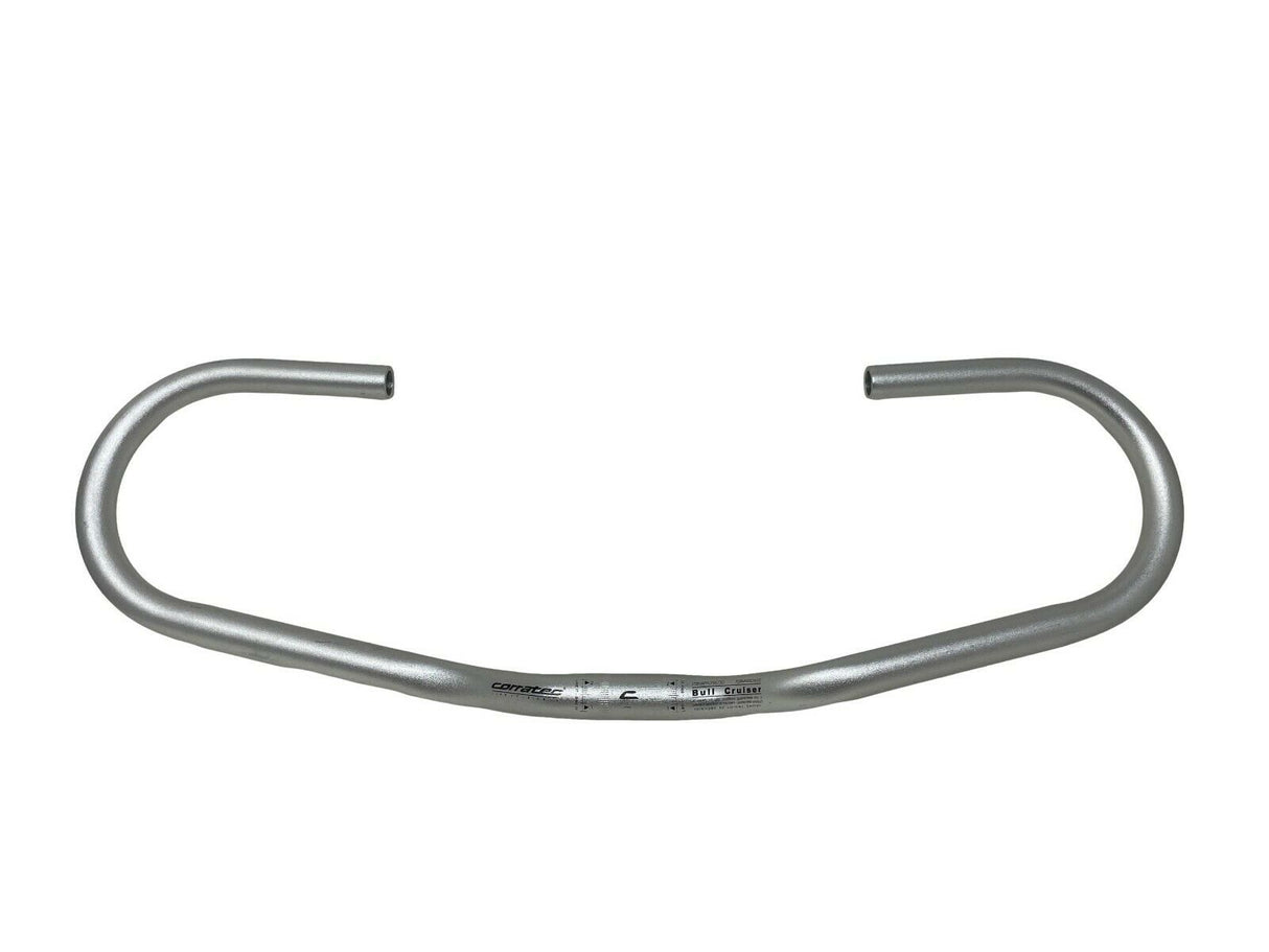 Corratec Bull Cruiser Aluminum Handlebar - 585mm - Silver - 25.4mm Clamp - Sportandleisure.com (6967880581274)