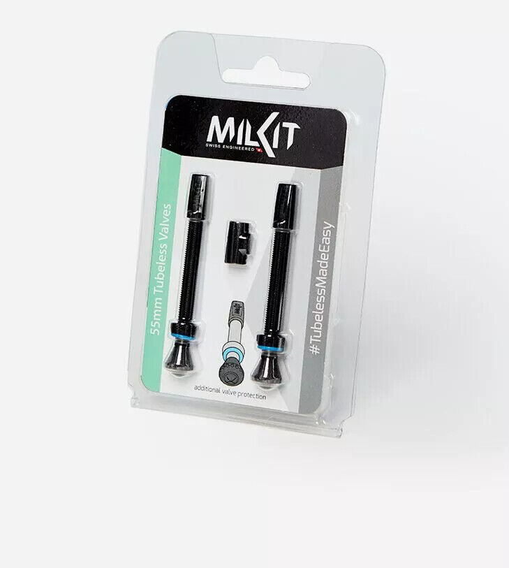 milKit Valve Kit - Tubeless Valve Set - Choose Valve Length - Sportandleisure.com