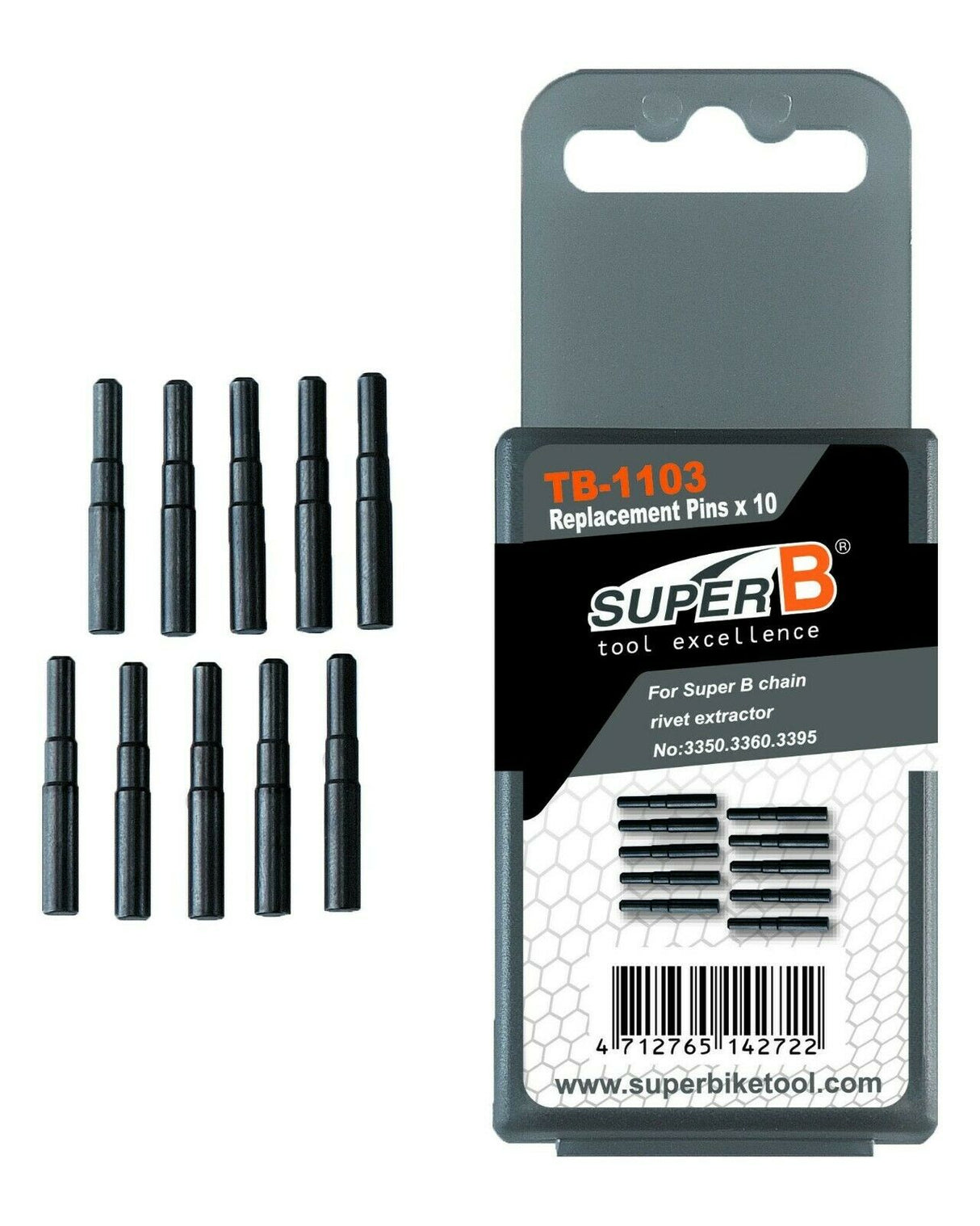 Super B TB-1103 Link Extractor Spare Pins - 10 PCS - Sportandleisure.com (6968062378138)