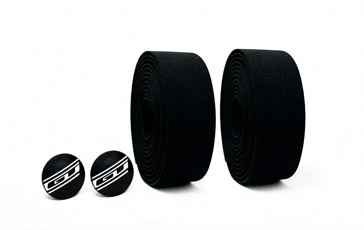 GT Foam Bar Tape With End Plugs - Black - Sportandleisure.com