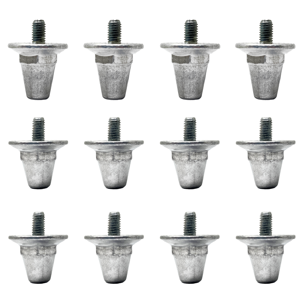 Santini Alloy Conical Football Studs - 12 PCS - Sportandleisure.com