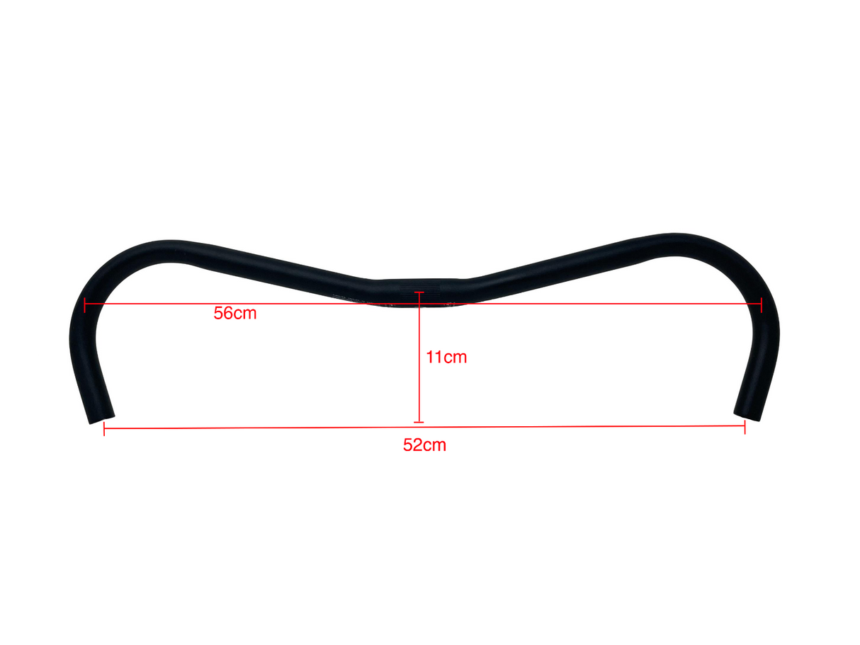 Corratec Retro Race Bull Bar 25.4mm - 54cm Bars - Black - Sportandleisure.com (6968137253018)