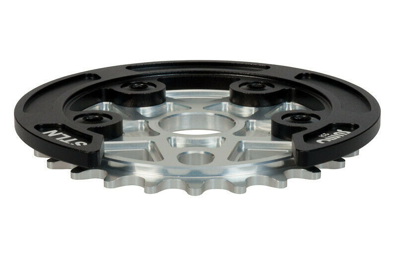 Stolen BMX Sumo Sprocket Guard 28t Black 7075 Aluminium 4 Bolt - Sportandleisure.com (6968080597146)