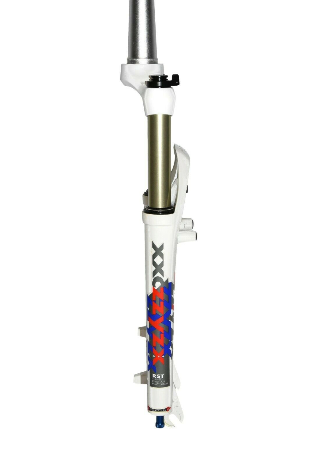 RST First Platinum 26" MTB Tapered Air Fork - 100mm Travel - Remote Lockout - Sportandleisure.com (6968046190746)