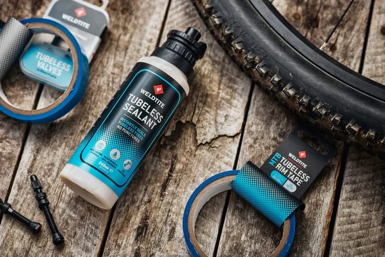 Tubeless Conversion System For MTB - 55mm Valves - 24mm Tape + Sealant - Sportandleisure.com