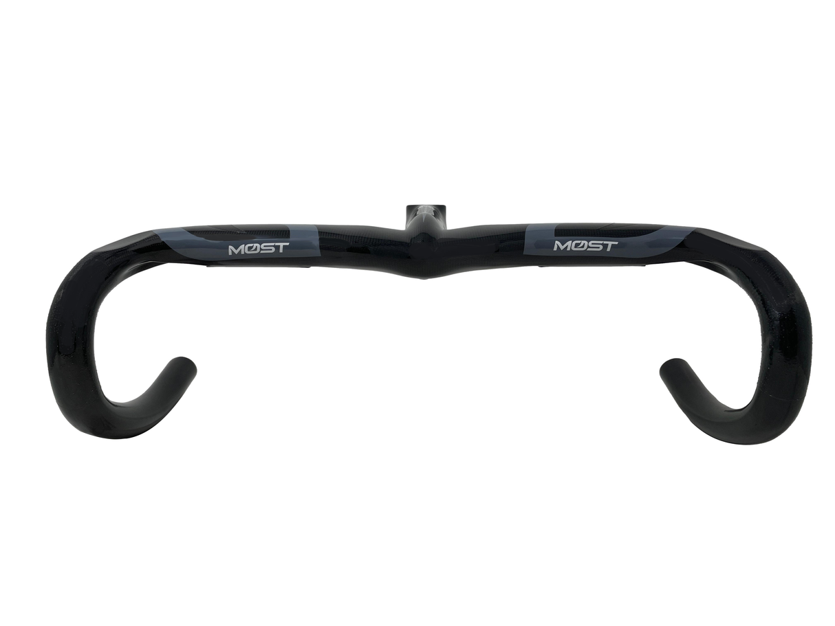 Pinarello Most Talon1K Carbon Aero Handlebars With Integrated Stem - 420mm Grey - Sportandleisure.com (7124880654490)