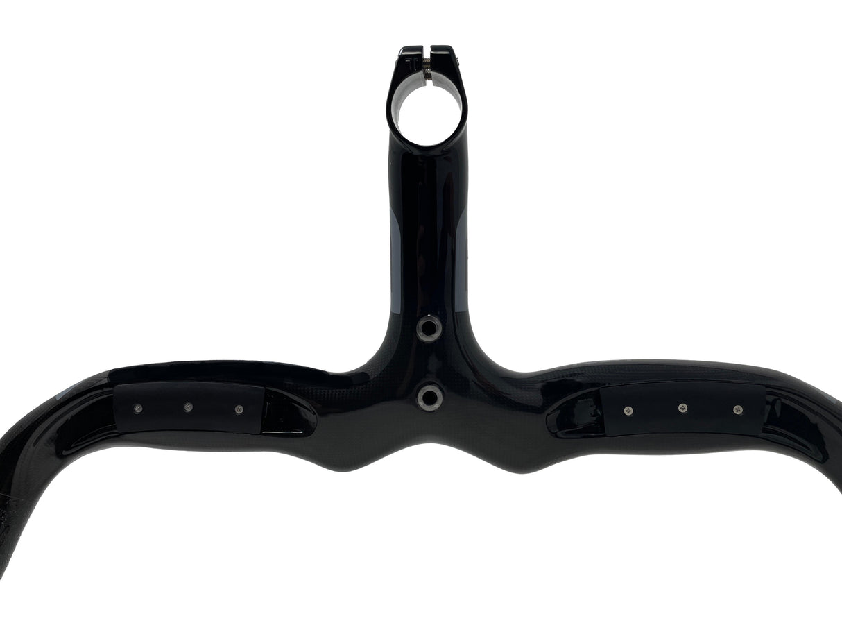 Pinarello Most Talon1K Carbon Aero Handlebars With Integrated Stem - 420mm Grey - Sportandleisure.com (7124880654490)