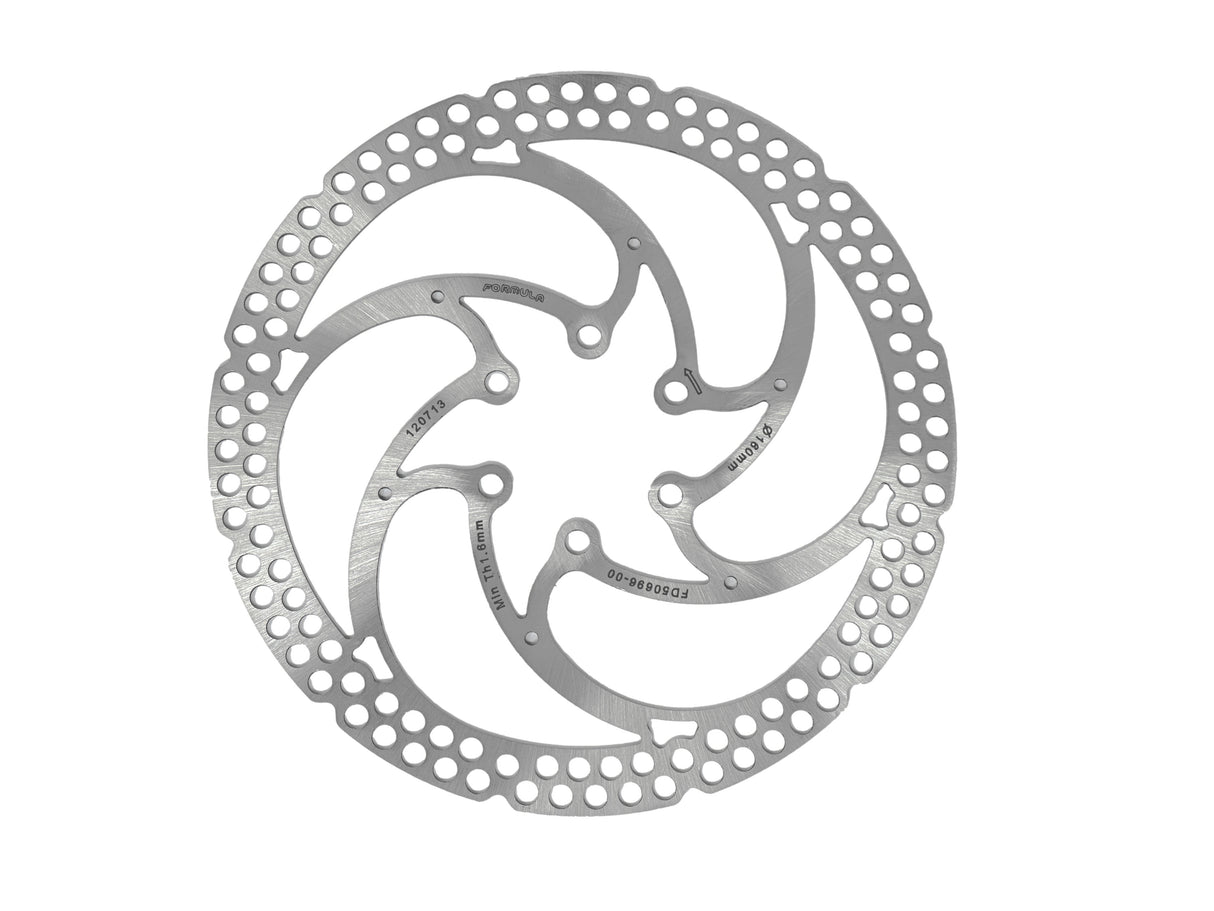 Formula One Piece Disc Rotor 160mm 6-hole For RO / RX / R1 / T1 / C1 / R1R - Sportandleisure.com