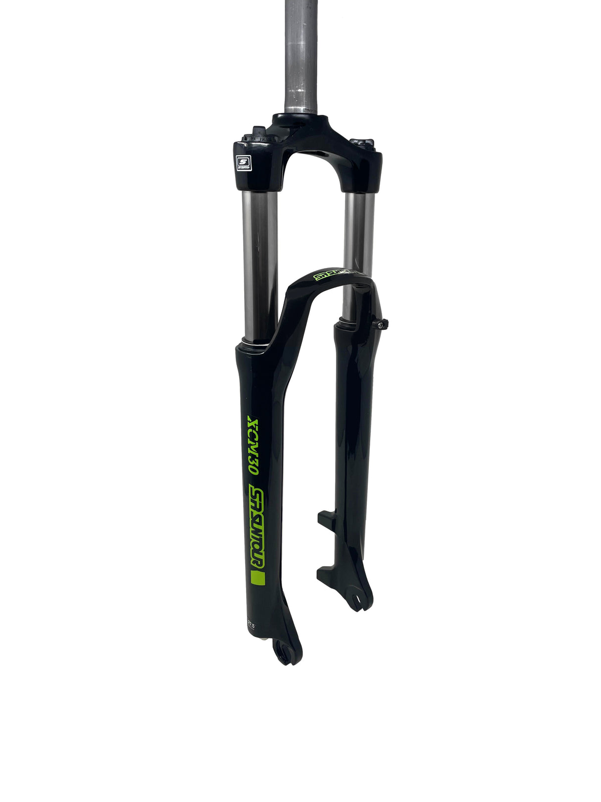 SR Suntour XCM 30 Straight Suspension Fork 120mm Travel - 9mm QR - Black - Sportandleisure.com