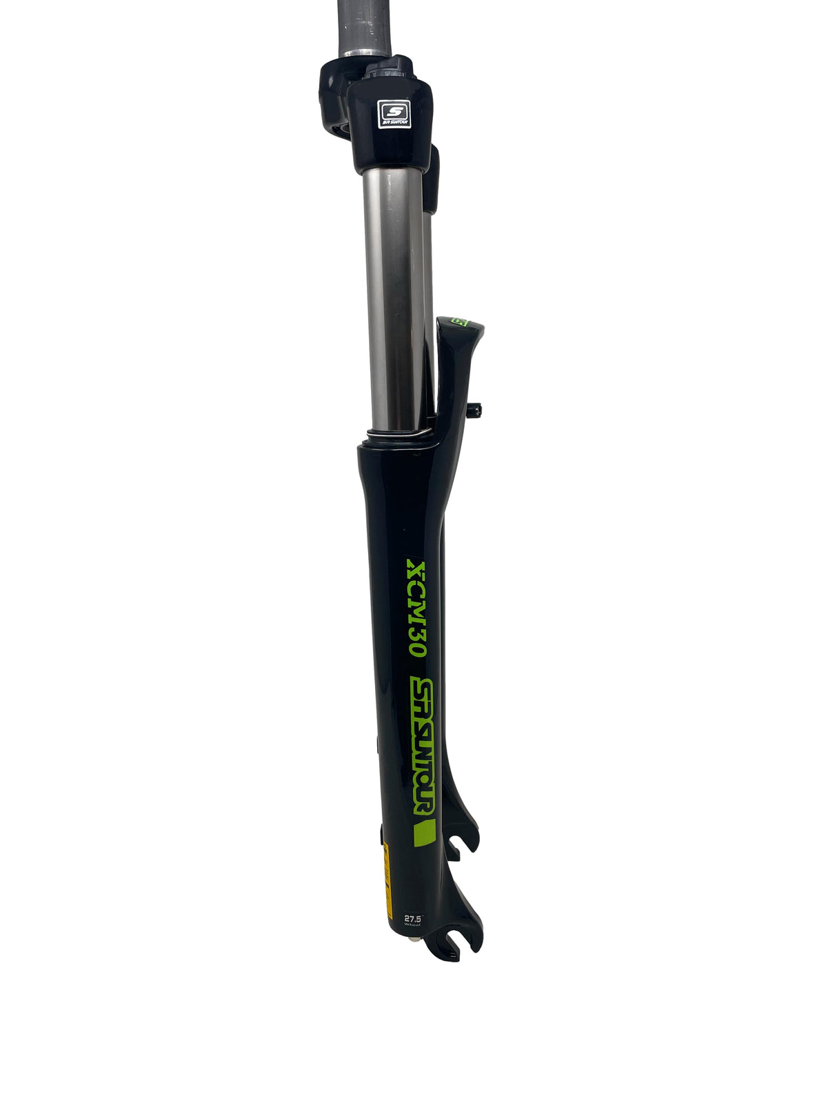 SR Suntour XCM 30 Straight Suspension Fork 120mm Travel - 9mm QR - Black - Sportandleisure.com