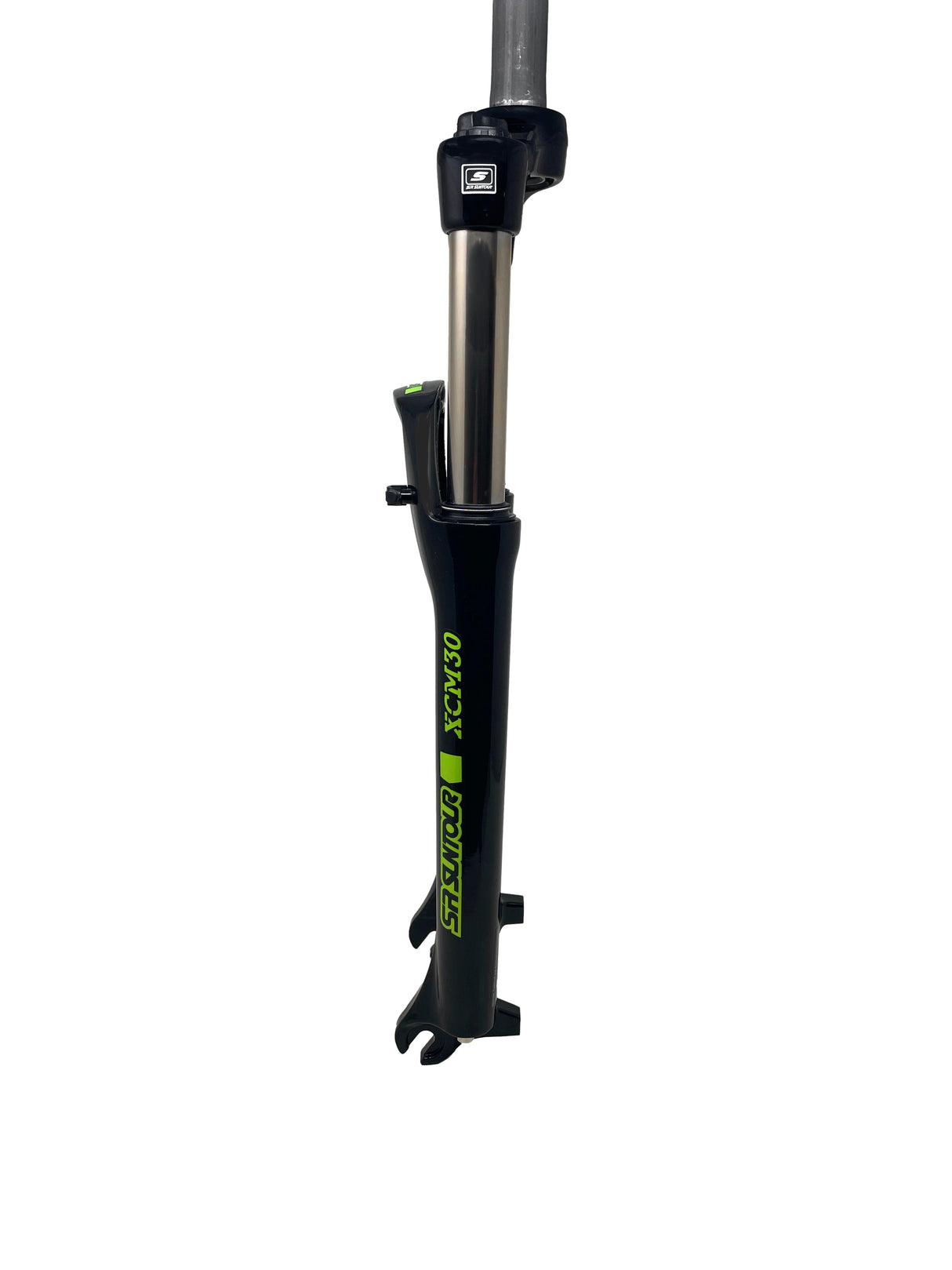 SR Suntour XCM 30 Straight Suspension Fork 120mm Travel - 9mm QR - Black - Sportandleisure.com