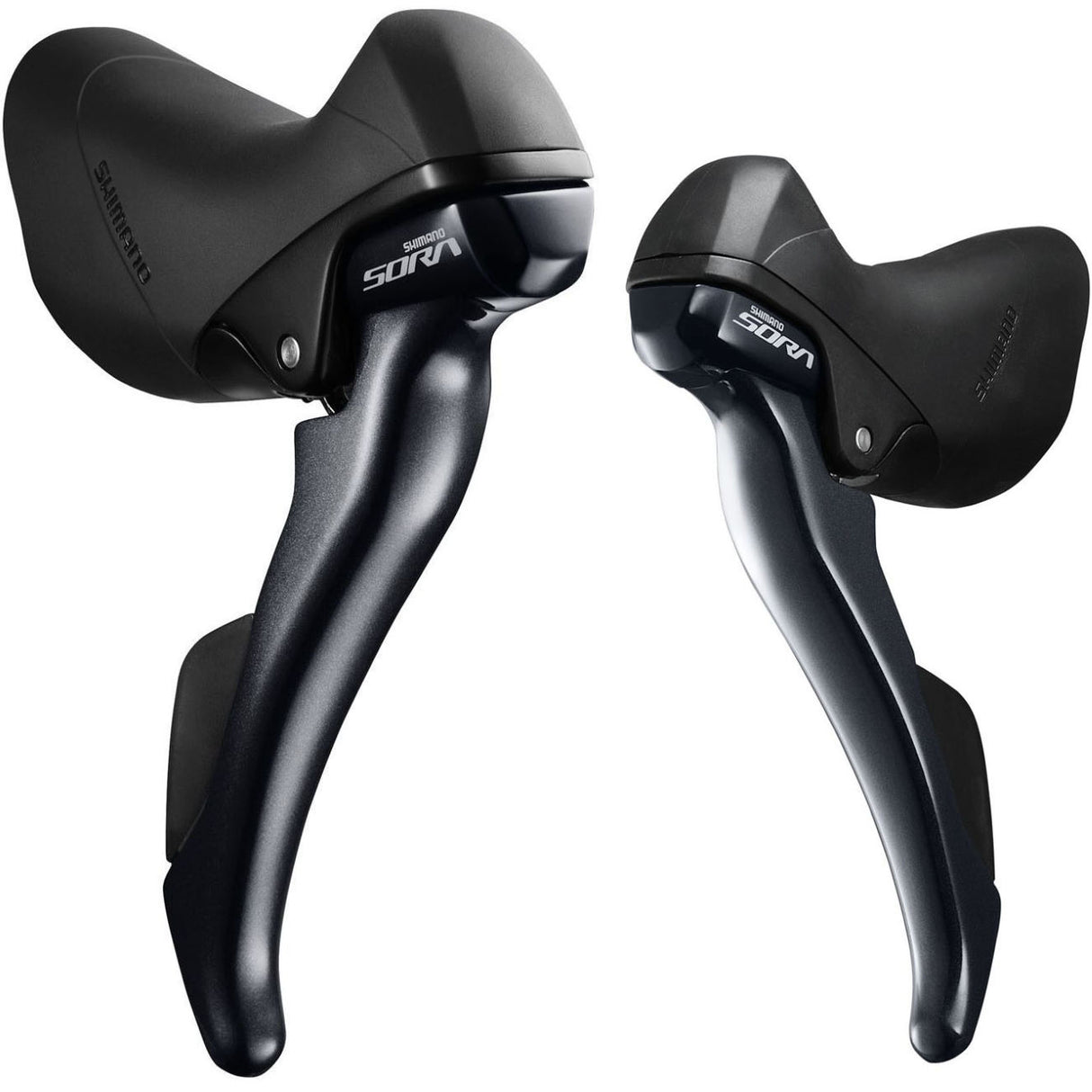 Shimano Sora R3000 2 x 9 Speed STI Shifter Set Including Inner Gear Cables - Sportandleisure.com