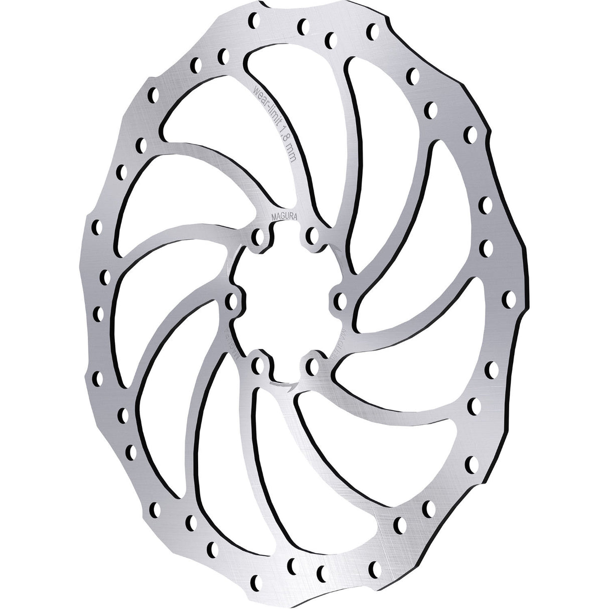 Magura Storm 160mm Disc Brake Rotor - 6 Bolt - Silver - Sportandleisure.com