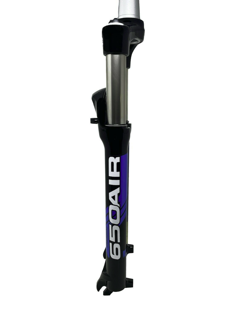 SR Suntour 650 Air 27.5" Tapered Fork - 100mm Travel - Remote Lockout - Black - Sportandleisure.com