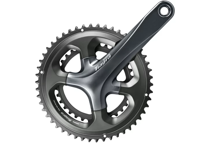 Shimano Tiagra 4700 10 Speed Road Double Chainset - 52 / 36T - 170mm Arm - Sportandleisure.com