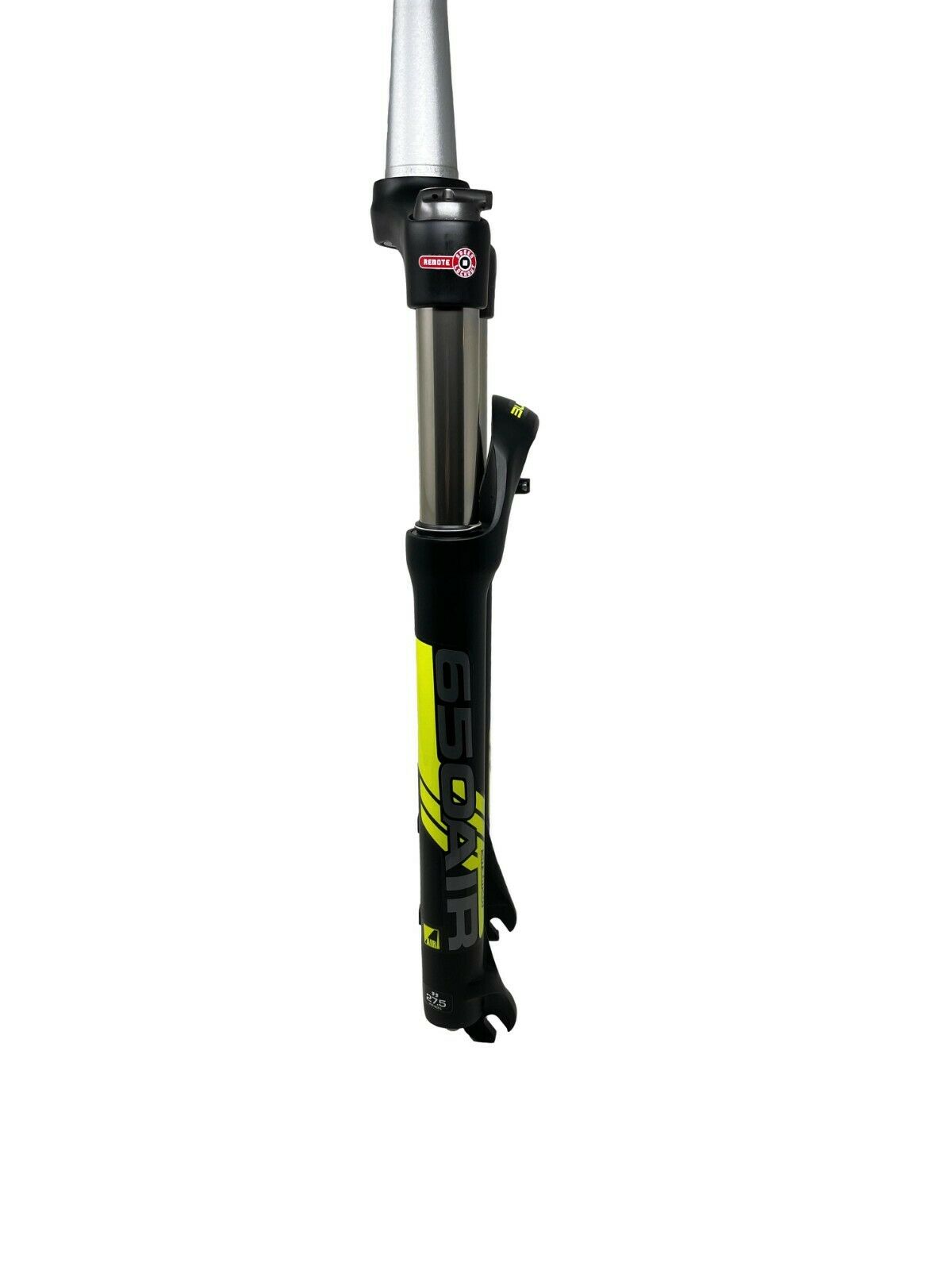 SR Suntour 650 Air 27.5" Tapered Fork - 100mm Travel - Remote Lockout - Black - Sportandleisure.com