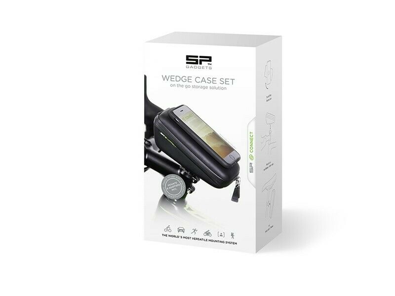 SP Connect Wedge Handlebar Bag / Case Set - Black - Sportandleisure.com
