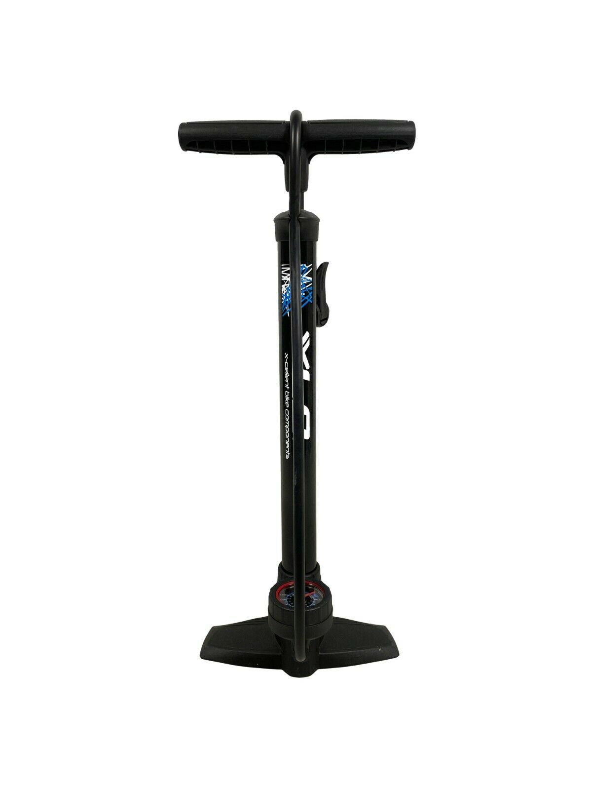 XLC Delta Track Pump With Gauge - Black - Sportandleisure.com (7484975350017)