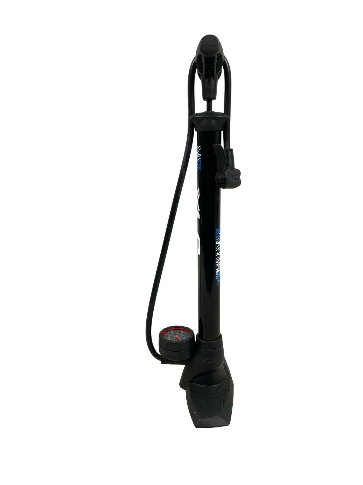 XLC Delta Track Pump With Gauge - Black - Sportandleisure.com (7484975350017)