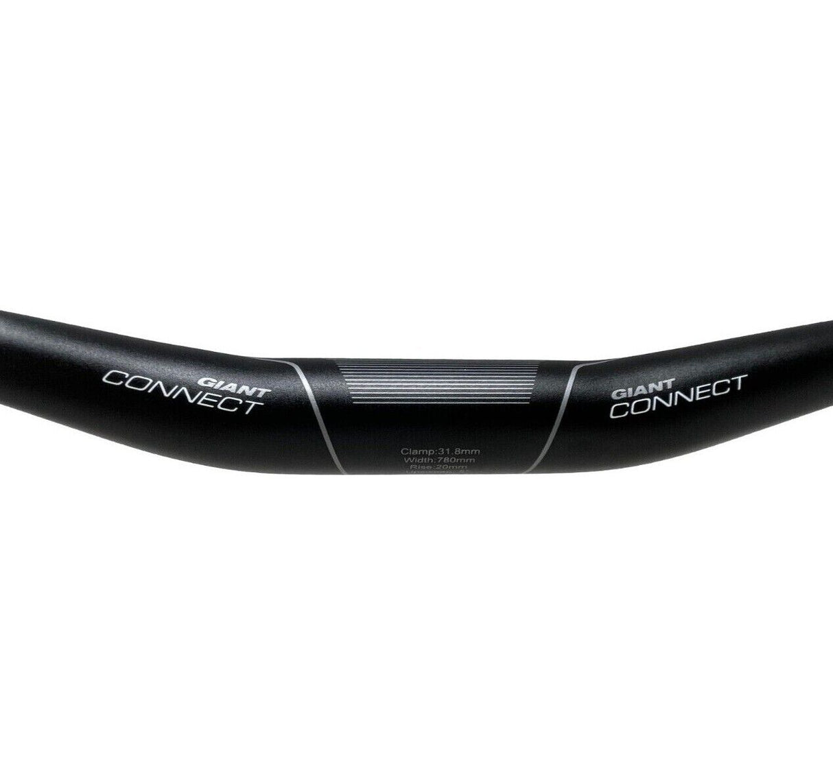 Giant Connect TR Riser Bar - 780mm - 20mm Rise  - 31.8mm Clamp - Sportandleisure.com