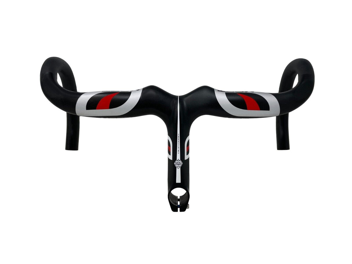 Pinarello Most Talon1K Matt Carbon Aero Bars 420mm With Integrated 140mm Stem - Sportandleisure.com