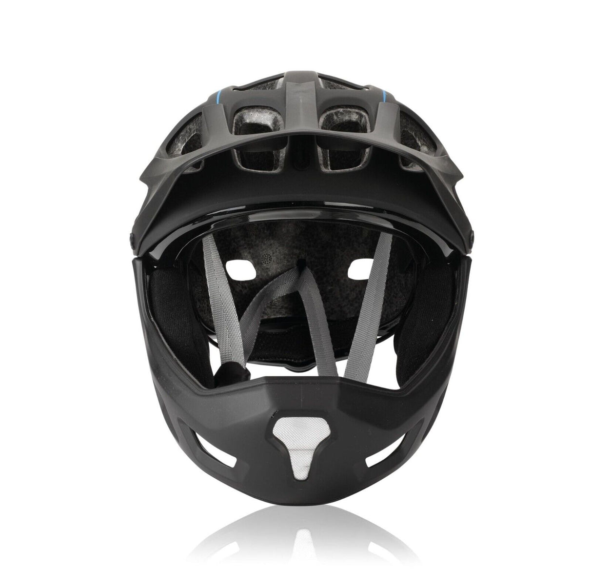 XLC BH-F05 All Mountain Full Face Helmet - Matt Black - Sportandleisure.com