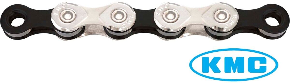 KMC X11 11 Speed Bike Chain - 114L - Black / Silver - Sportandleisure.com