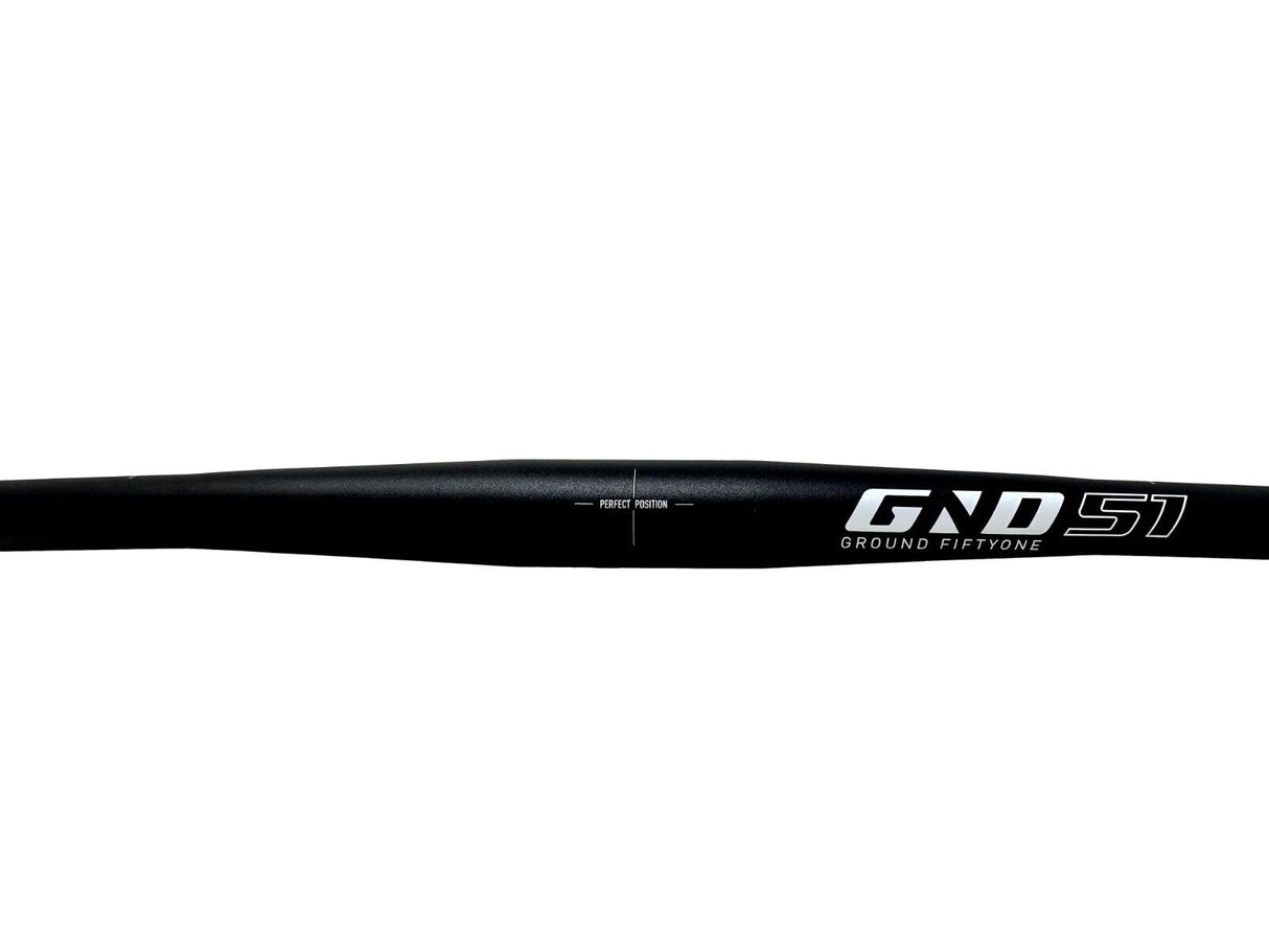 Ghost GND 51 Team Alloy Flat Bars - 680mm - Black - Sportandleisure.com