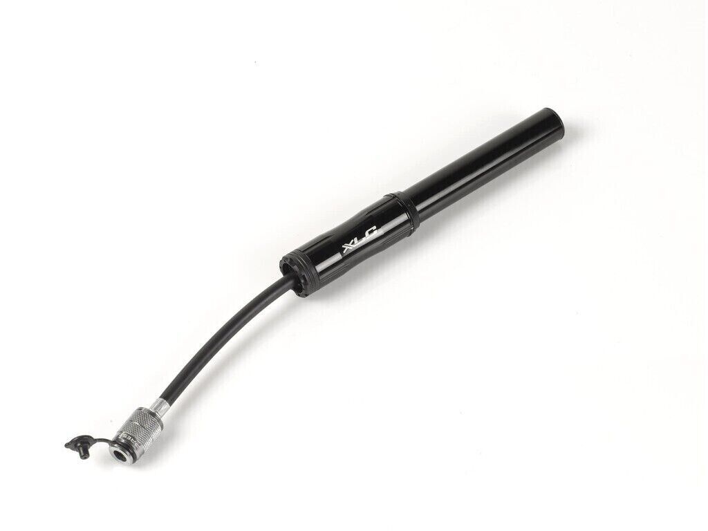 XLC PU-A09 Dual Valve Extra Slim Mini Pump - Black - Sportandleisure.com