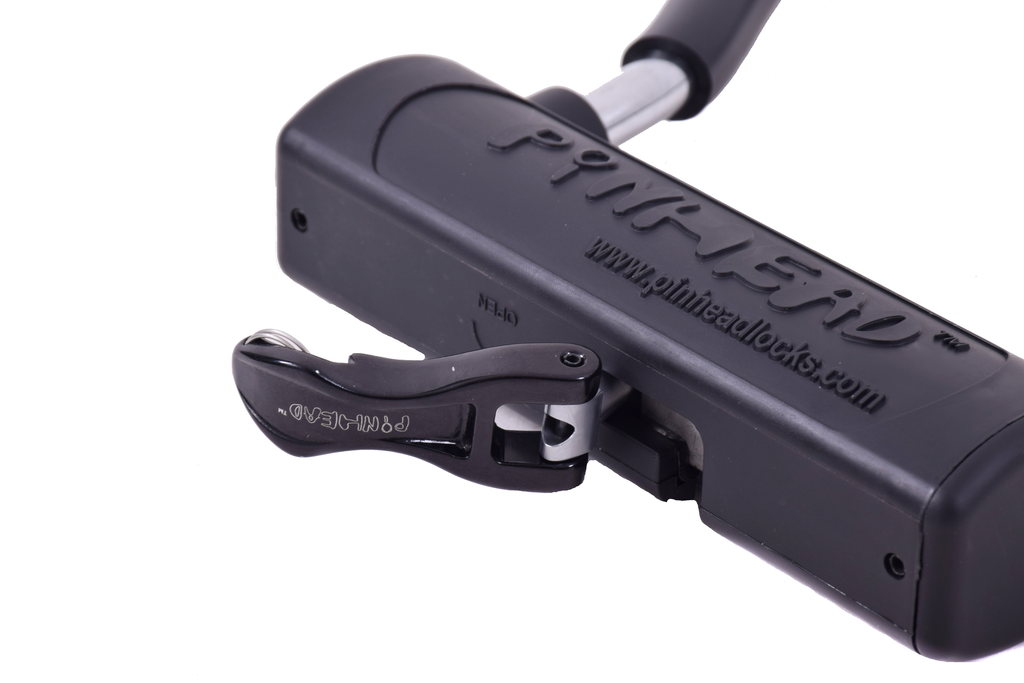 Pinhead Bubble Shackle Lock With Q/R Wheel Lock - RRP: £93.99 - Sportandleisure.com