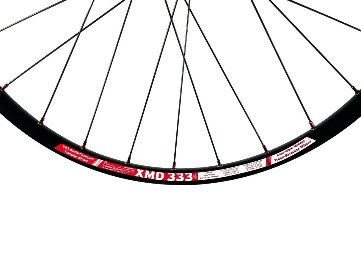 BOR XMD333 Ultralight 26" Tubeless Ready Quick Release Wheelset - Handbuilt (7607308189953)