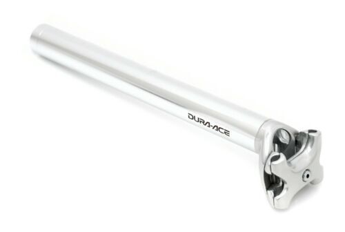 Shimano Dura Ace Seatpost SP-7410 - 27.0mm - Silver - Genuine NOS - Sportandleisure.com