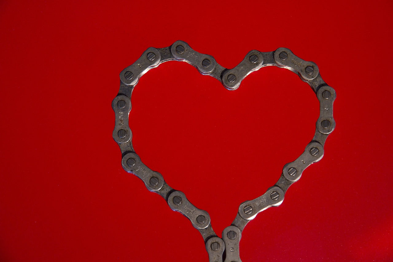 Are you showing your most important bicycle part enough Love?