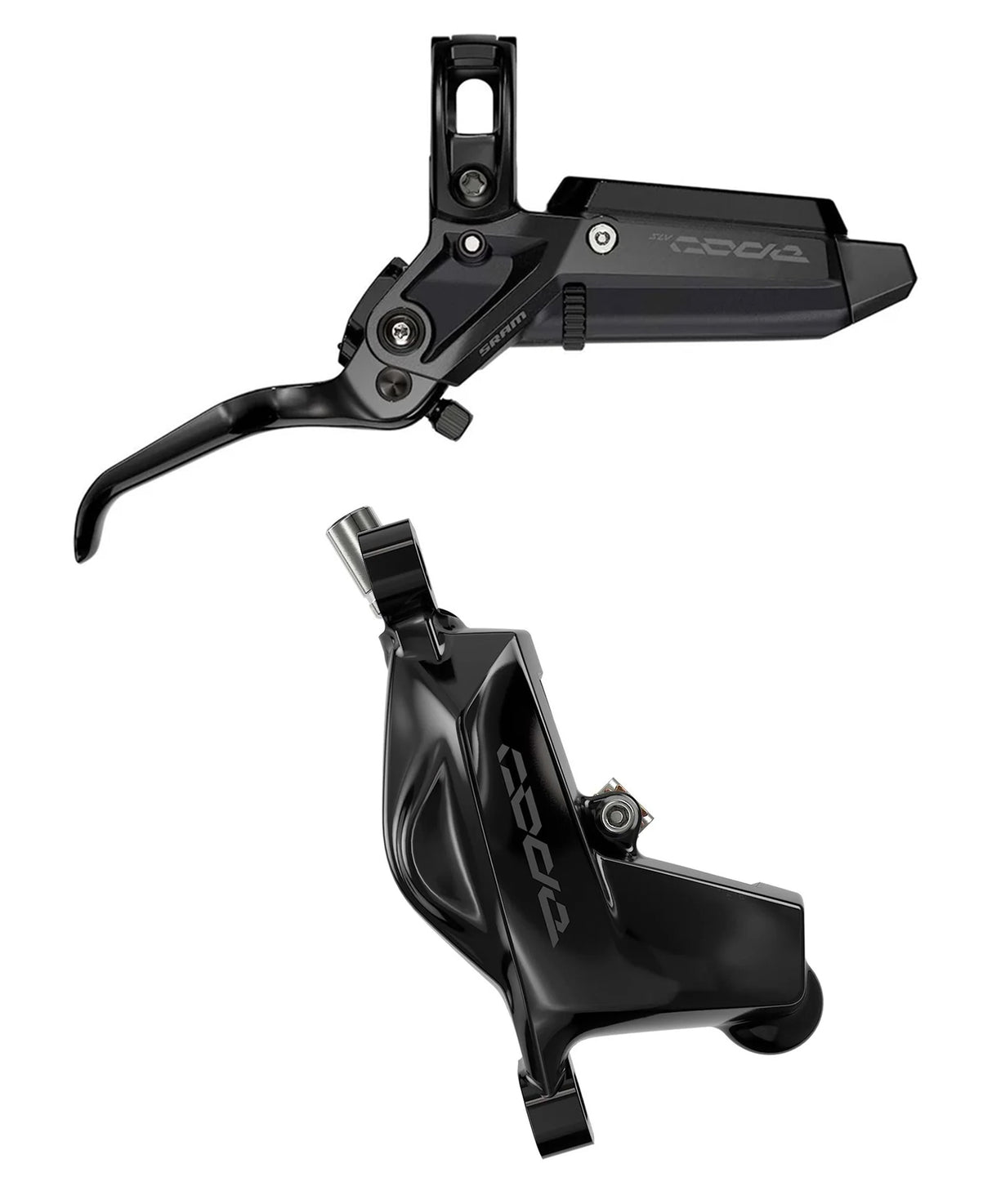 SRAM Code Stealth Silver Disc Brake Set - Sport & Leisure