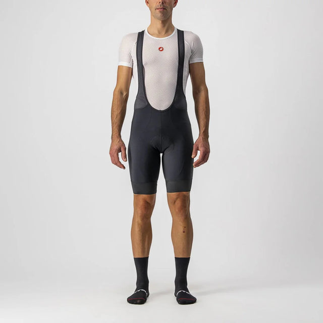 Castelli Entrata Men's Cycling Bib Shorts - XXL - Black - Sportandleisure.com