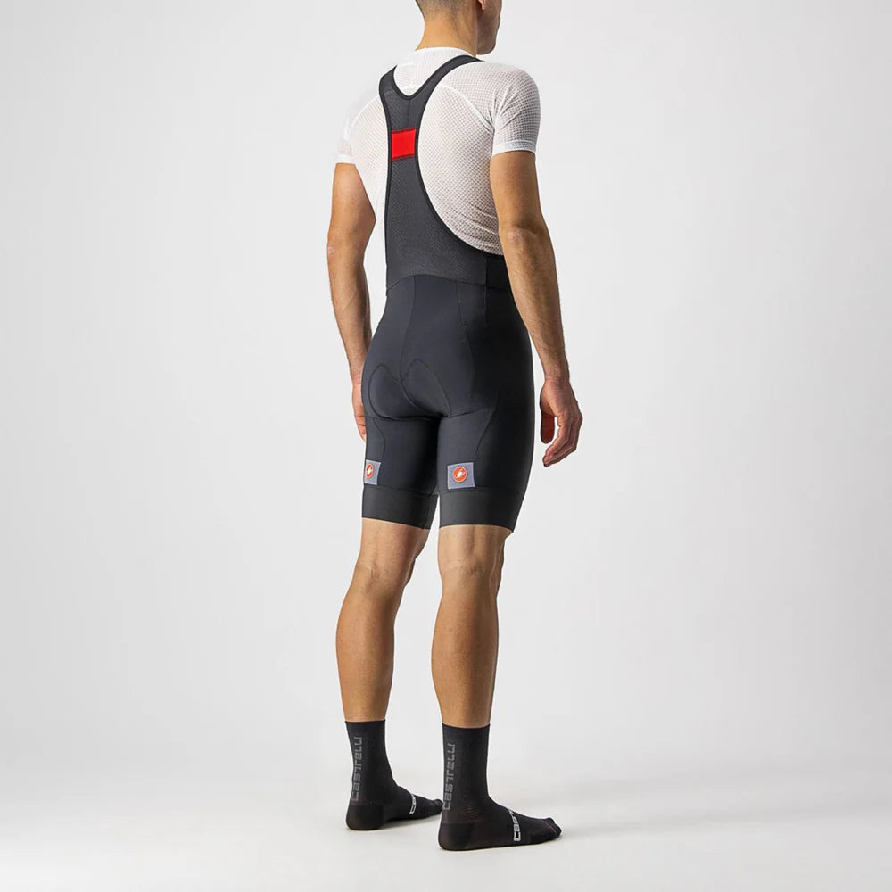 Castelli Entrata Men's Cycling Bib Shorts - XXL - Black - Sportandleisure.com