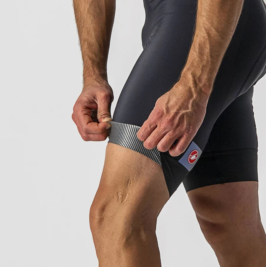 Castelli Entrata Men's Cycling Bib Shorts - XXL - Black - Sportandleisure.com