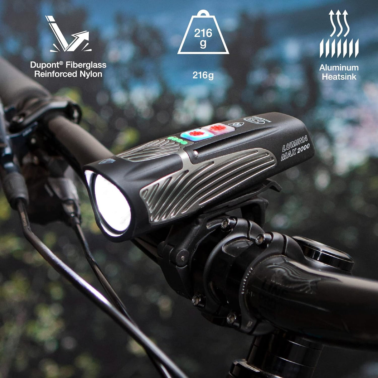 Niterider Lumina Max 2000 Front Bike Light - Sportandleisure.com
