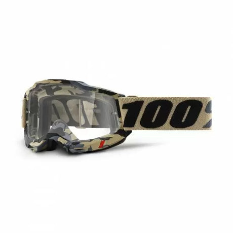 100% Accuri 2 Tarmac Clear Lens Motocross Bike Goggles - Sportandleisure.com