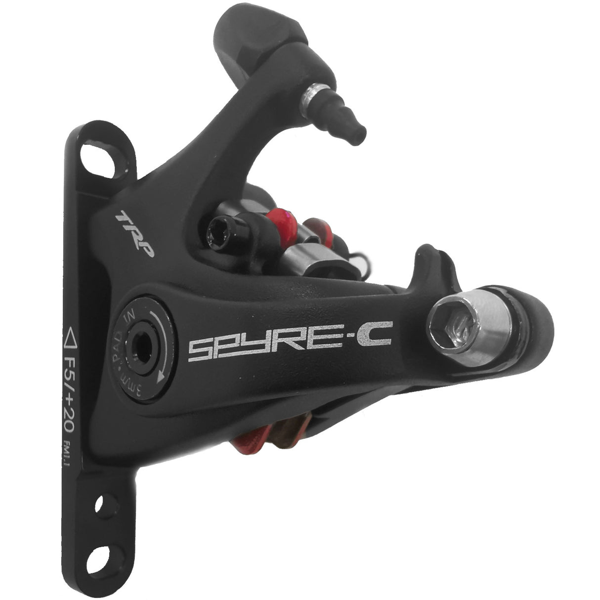 TRP Spyre C Flat Mount Disc Brake C.aliper - Black - Sportandleisure.com