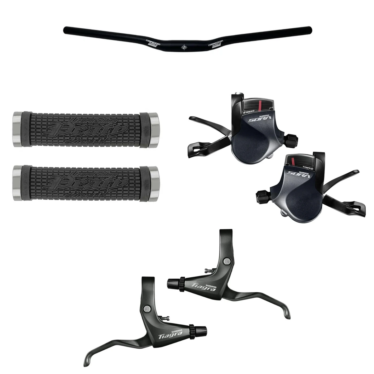 Shimano Sora 2 x 9 Speed Flat Bar Conversion Kit