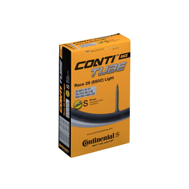 Continental Race 26 x 1.0 / 650 x 25c Light Presta Valve Inner Tube - Sportandleisure.com
