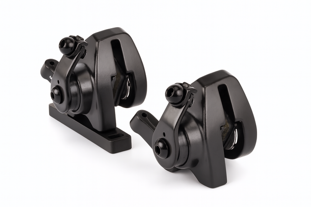 Zoom DB-580 Flat Mount Disc Brakeset For Road / Gravel Bikes - Black - Sport & Leisure