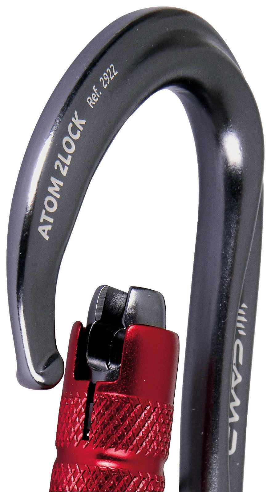 Camp Atom 2Lock Climbing Carabiner - Gunmetal