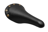 Velo Soffatti Riveted Fixie Saddle - Black - Classic 1990s Style Saddle