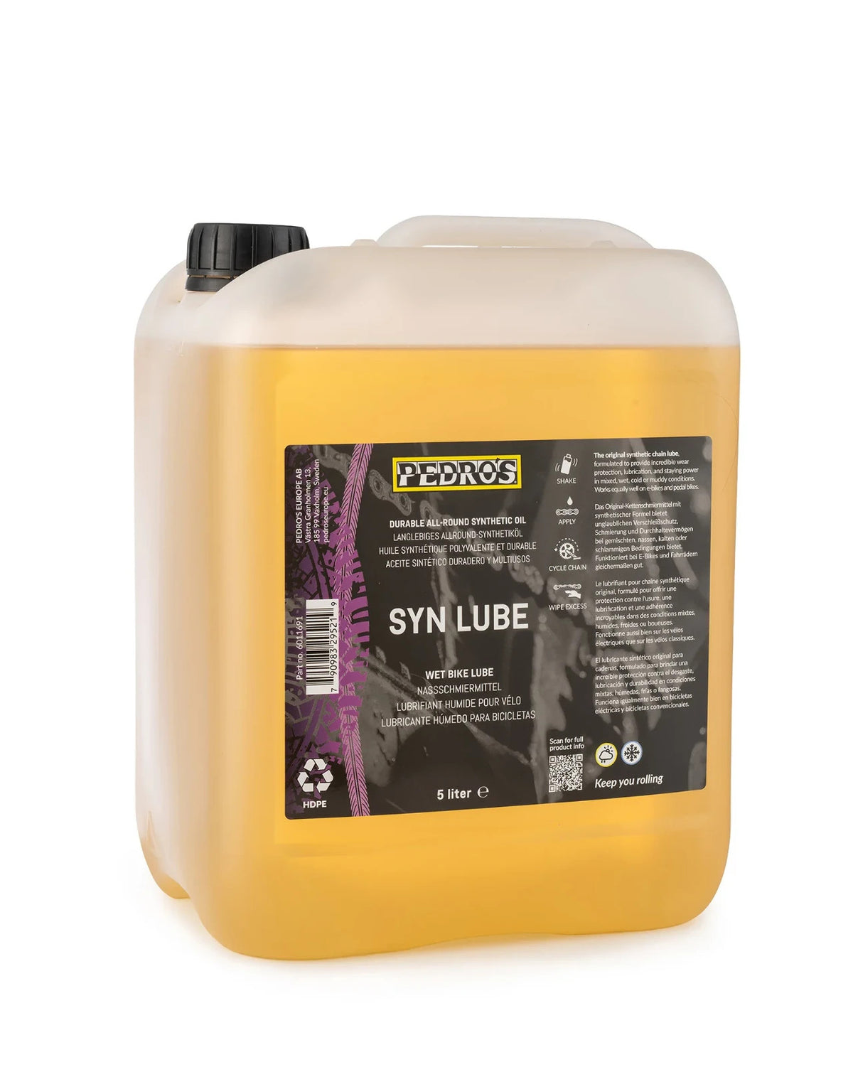 Pedro's Syn Lube - Wet Lubricant - 5l