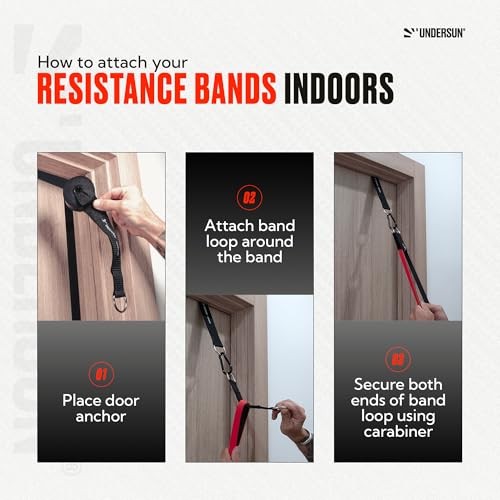 Undersun Universal Door Anchor for Resistance Bands Indoor Outdoor Gym