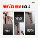 Undersun Universal Door Anchor for Resistance Bands Indoor Outdoor Gym