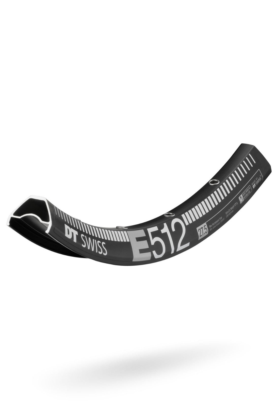 DT Swiss E 512 Aluminium Sleeve Joined Disc Specific 27.5" Or 29" Rim - Black
