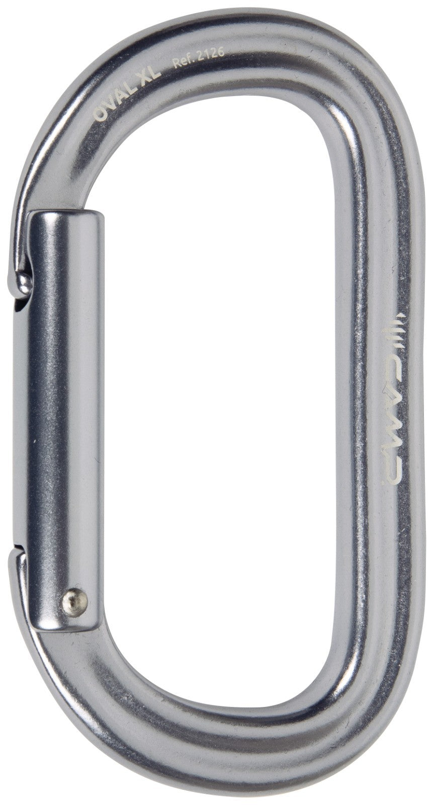 Camp Oval XL Rock Climbing / Caving Carabiner - Polished Aluminum